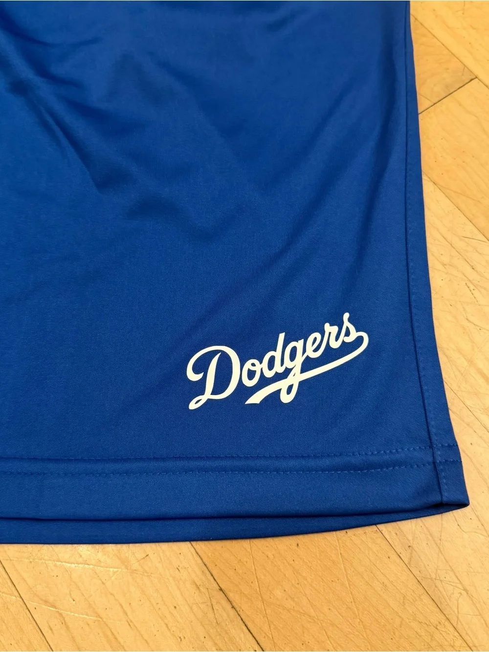 NEW 2 Pair Los Angeles LA Dodgers Royal Blue Polyester Shorts Mens XL and Medium